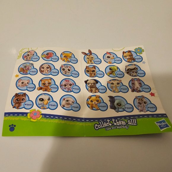 Hasbro Littlest Pet Shop #2435 Woodpecker Bird White Red w/ Original Checklist - Picture 7 of 8